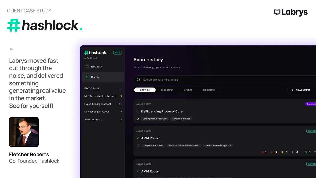 Building with Labrys: Hashlock’s AI Audit Tool
