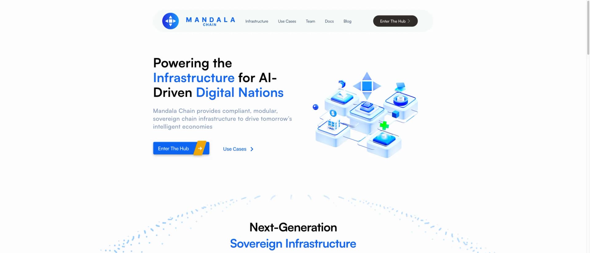 Mandala Chain DeFi infrastructure suite screenshot